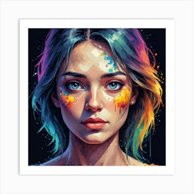 Pixel Art Art Print