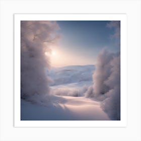 Winter Landscape 3 Art Print