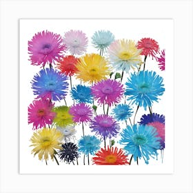 Chrysanthemums Art Print