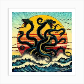 Sunset Saga 19 Art Print