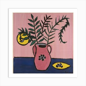 Matisse Cutout Pink 4 Art Print