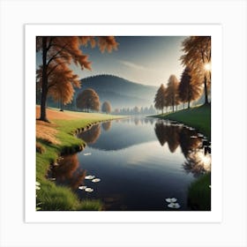 Autumn Landscape 17 Art Print