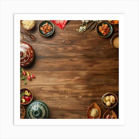 Korean Food Art Print