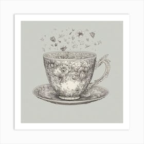 Tea Art 76 Art Print