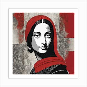 Lady Of Switzerland Art Print