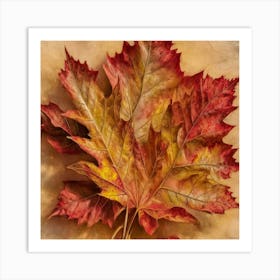 Autumn Leaves 3 Art Print