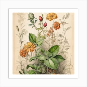 Wild Flowers Art Print