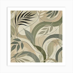 Abstract Floral Pattern Art Print