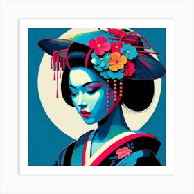 Japan Geisha Visual 124 Art Print