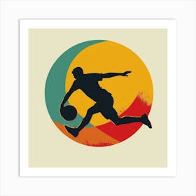 Frisbee Golf Player Art Print