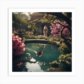 Asian Garden Art Print