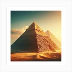 Egyptian Pyramids 1 Art Print