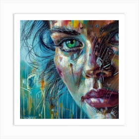 Portrait Of A Woman 1 Art Print