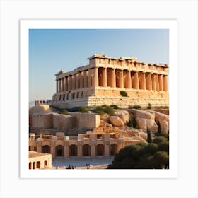 Acropolis Stock Videos & Royalty-Free Footage Art Print