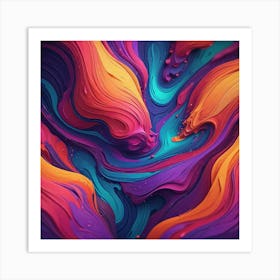 Abstract Painting 34 Art Print