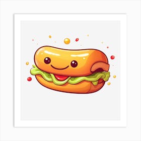 Hot Dog Art Print