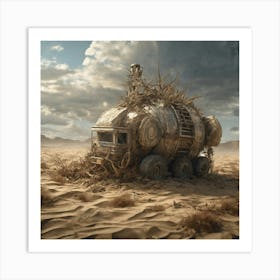 Desert Truck Art Print