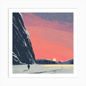 Arctic Sunrise 1 Art Print