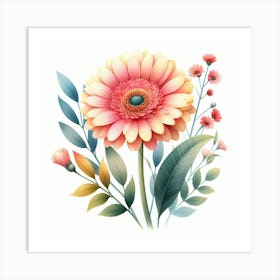 Gerberas 2 Art Print