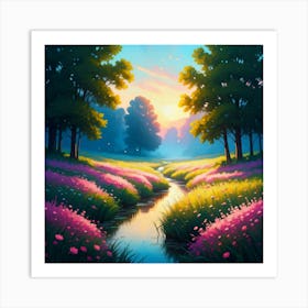 Impressionist Landscape Art Print