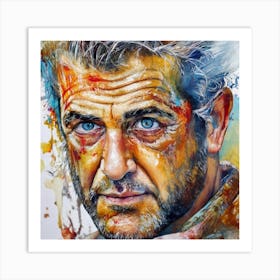 Mel Gibson Art Print