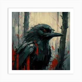 Raven 1 Art Print