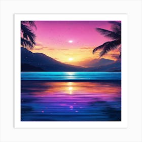 Sunset Art Print