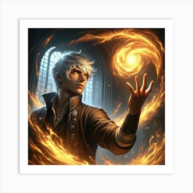 Lucian Ashheart Flame Manipulation Art Print