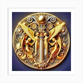 Egyptian Art Deco 22 Art Print