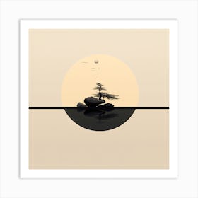 Tree In The Water 2 Art Print