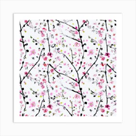 Cherry Blossoms Art Print