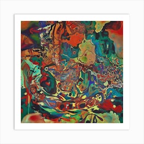 Abstract painting art 37 Art Print