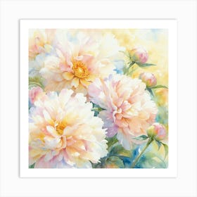 Peonies 5 Art Print