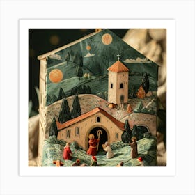 Nativity Scene 16 Art Print