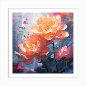 Peonies 16 Art Print