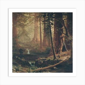 Forest Scene 2 Art Print