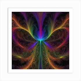 Fractal Butterfly 1 Art Print