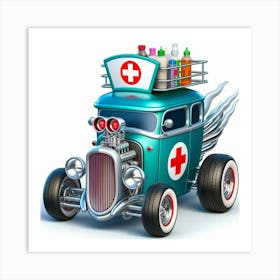 Novelty Cars 7 Art Print