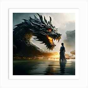 King Of Dragons Art Print