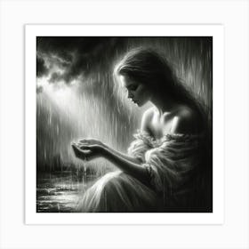 Dark Rain Art Print