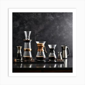 Coffee Pots Art Print