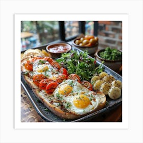 Breakfast On A Tray Art Print