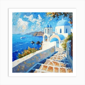 Santorini 6 Art Print