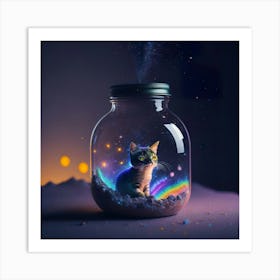 Cat Galaxy (147) Art Print