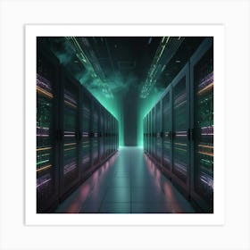 Server Room 3 Art Print