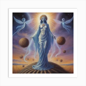 Goddess Of The Sky Art Print