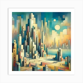 Cityscape Art Print