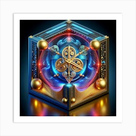 Quantum Cube 2 Art Print