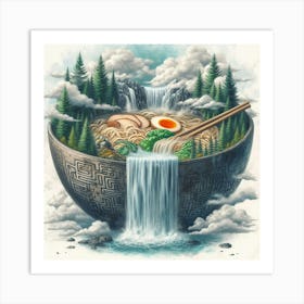 Asian Ramen Art Print