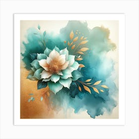 Watercolor Flower 8 Art Print